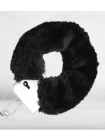 Fetiş Fantezi Siyah Peluşlu Metal Kelepçe - Görsel 4