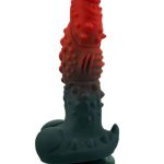 Kırmızı Siyah Canavar Dildo Model 1