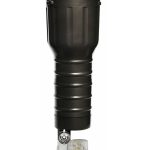 Fener Tipi Vantuzlu Suni V Mastürbatör - Siyah