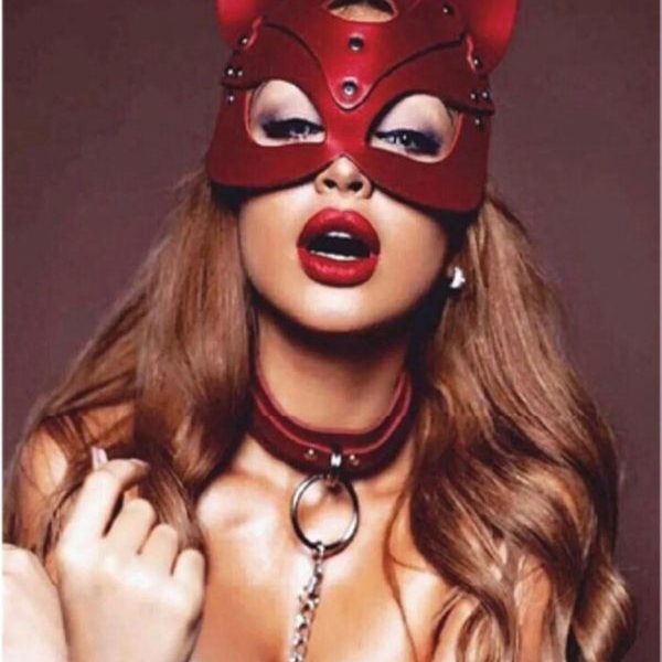 Fantezi Maske Tasma ve Kelepçe