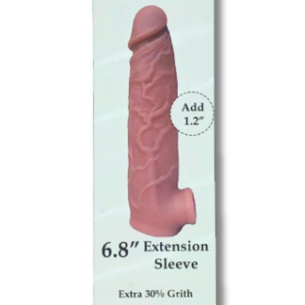 Testis Girişli Realistik Penis Kılıfı