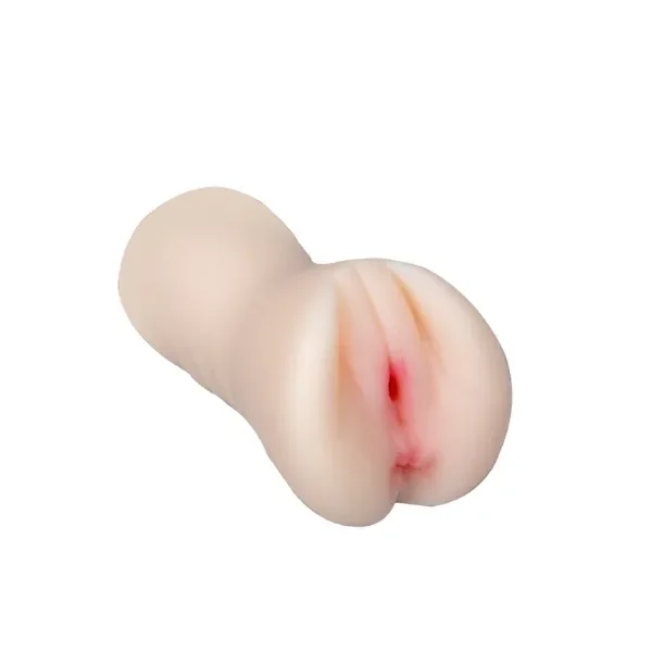 Censan 18 CM Çift Girişli Ten Rengi Anal Vajinal Mastürbatör