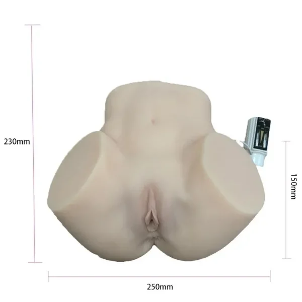 Censan 23CM Titreşimli Süper Realistik Kalça Mastürbatör