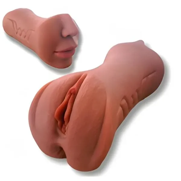 Gizemli Oda 3 Girişli Vajina Anal Oral Mastürbatör