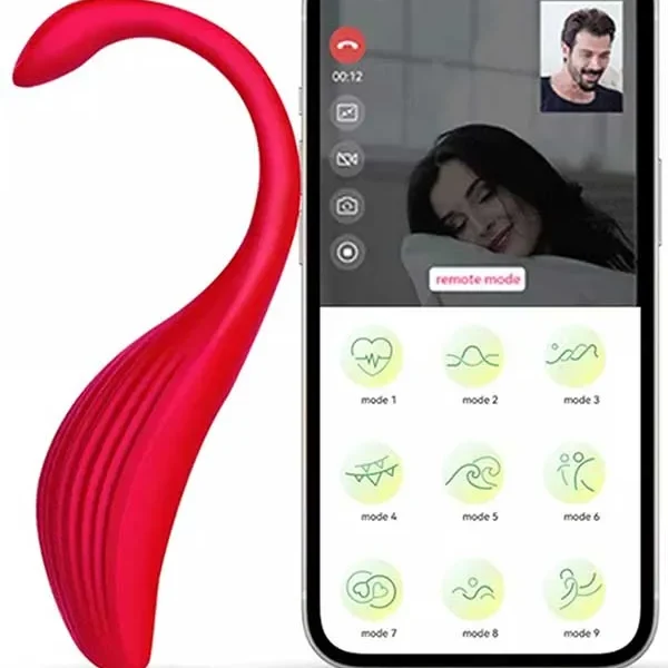 Gizemli Oda Telefon Kontrollü Flamingo Vibratör