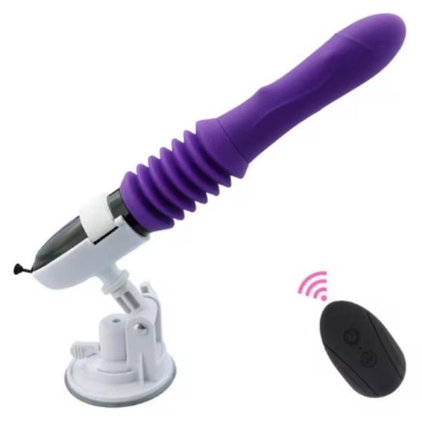 Gizemli Oda Telescopic Uzaktan Kumandalı Seks Makinesi Vibratörü