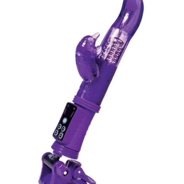 Klitoral Uyarıcı Vibratör Tpr Mor 22,5 Cm