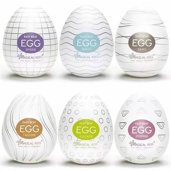 Magical Kiss Egg Erkeklere Özel Esnek Yumurta 6&apos;lı