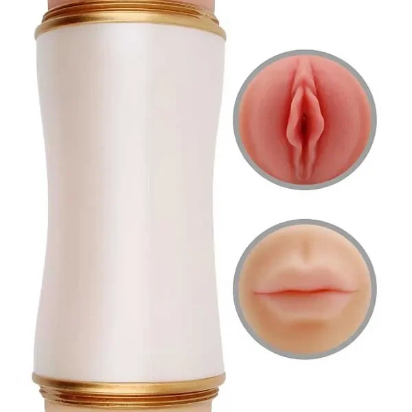 MX Sexual Stroker Çift Taraflı Vajinal ve Oral Mastürbatör