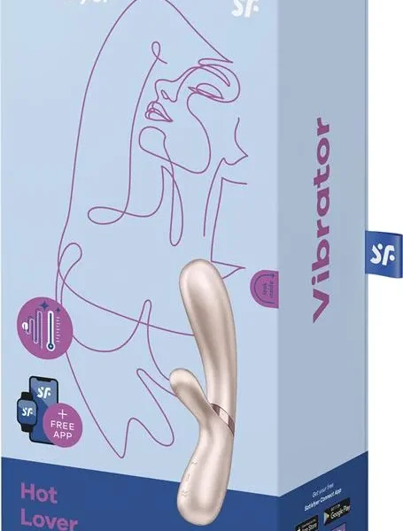 Satisfyer Hot Lover Usb Şarjlı Telefondan Kumandalı Isıtmalı Klitoris Uyarıcılı Teknolojik Vibratör