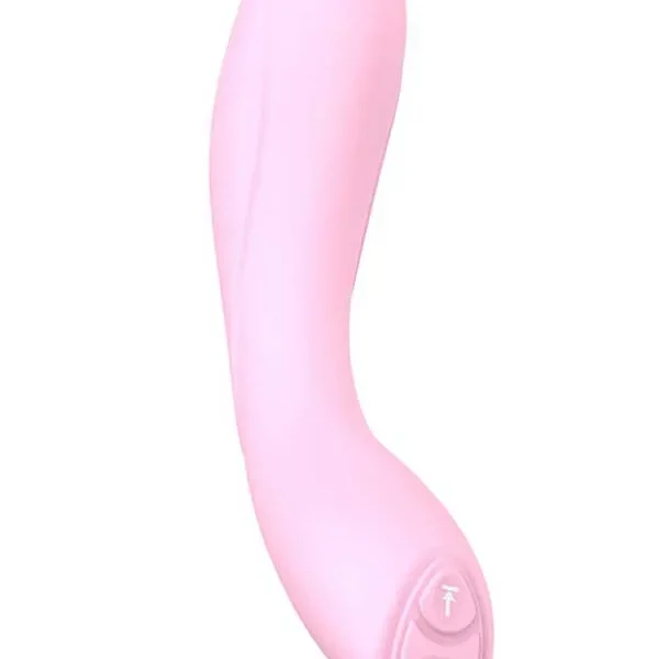Xuanai Elbow Bükülebilir Eğik Şarjlı Vibratör  Pembe