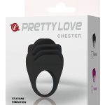 Chester Titreşimli Silikon Penis Halkası