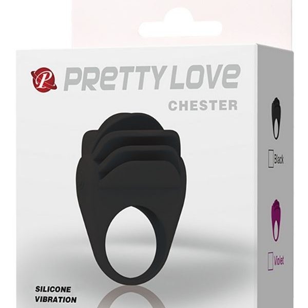 Gizemli Oda Chester Titreşimli Silikon Penis Halkası