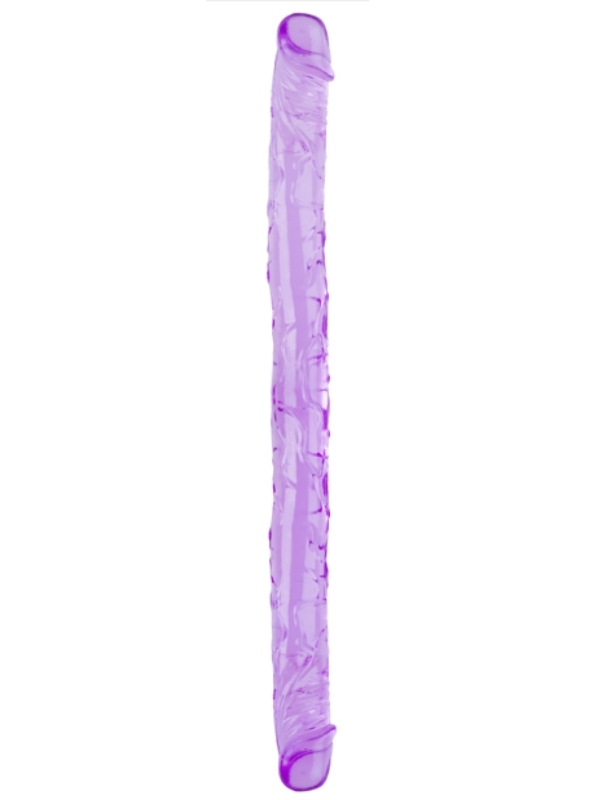 censan-cift-tarafli-esnek-dildo-34-cm-gercekci-dokulu-mor-renk-1281678-1 Çift Taraflı Esnek Dildo 34 cm – Gerçekçi Dokulu Mor Renk - Görsel 1