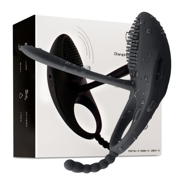 Gizemli Oda Love Glow Love Desire 3’ü 1 Arada Klitoris, Anal ve Vajinal Uyarıcı – Titreşimli Testis ve Penis Halkası