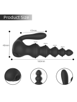 Neue 10 Fonksiyonlu Titreşimli Anal Boncuklu Plug – Kablosuz Kumandalı - Görsel 2