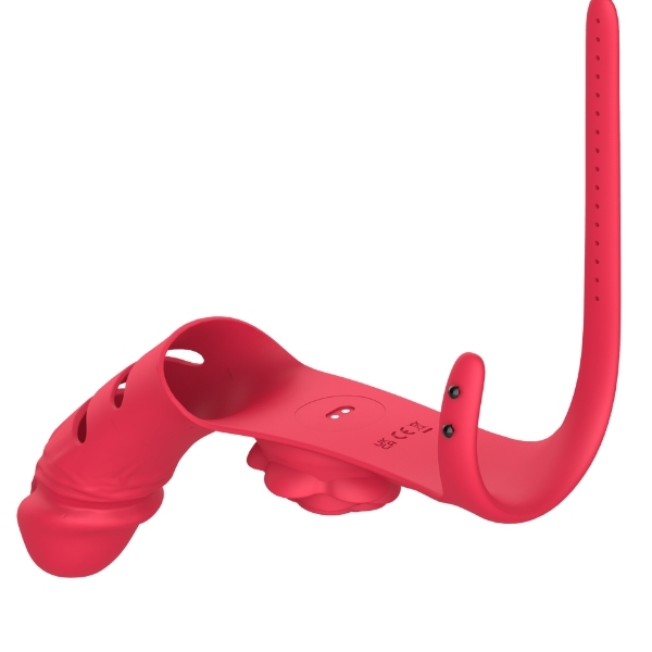 Parmak takılabilir fiziksel dildo + Gül Titreşimli 2'si 1 arada yeni tasarım parmak vibratörü