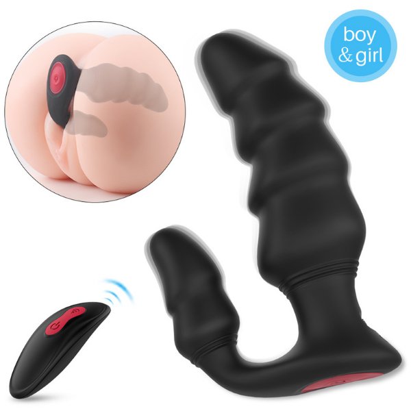 Censan S-Hande Dragon-Rct Kumandalı 9 Fonksiyonlu Titreşimli Şarjlı Double Vibratör