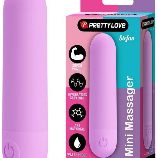 Censan Stefan Mini Massager Bullet Vibratör Mor