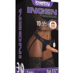 Vibrating Easy Strapon Set 7.5 İnç Belden Bağlamalı