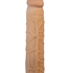 Gerçekçi Melez Penis Kılıfı Et Dokusunda 17 cm