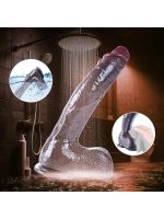 26 cm Black Giant XXL Gerçekçi Silikon Dildo – Güçlü Vakum Tabanlı, Kalın ve Esnek Tasarım - Görsel 4